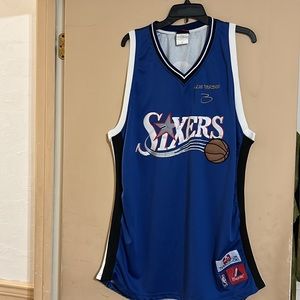 Majestic Authentic Iverson #3 Philadelphia 76ers Vintage Men Jersey